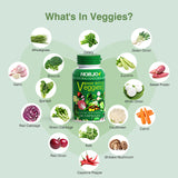 Nature Fruits and Veggies/Vitamins Supplements Dietary Nutritional Balance 90 Fruit and 90 Veggie Capsules